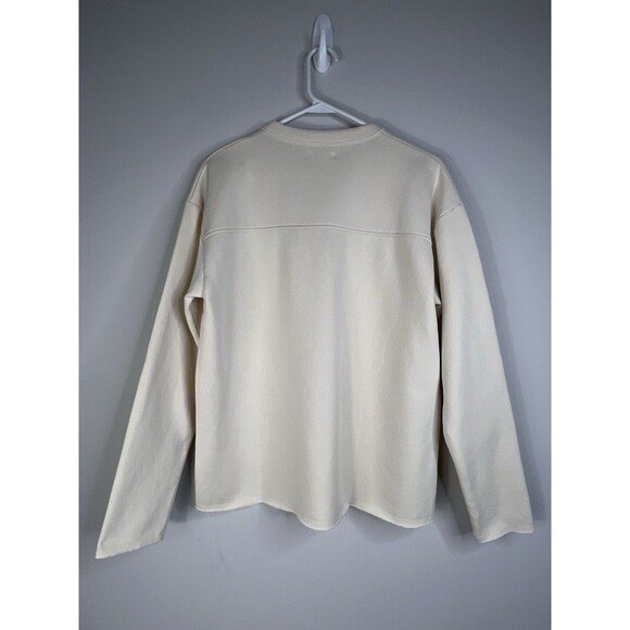 NWT johnnie-O Camilla V-Neck Cotton Blend Pullover Birch Size M Women's - Picture 3 of 6